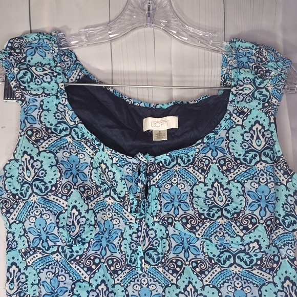 Loft 100% cotton sleeveless top - Picture 3 of 8